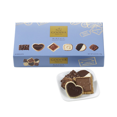 Godiva Chocolatier Chocolate Biscuit Box, 36 Count